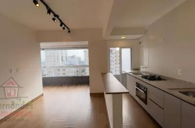 Apartamento alto padrão  com 1 dormitório para alugar, 50 m² por r$ 3.290/mês - vila guilhermina - praia grande/sp
