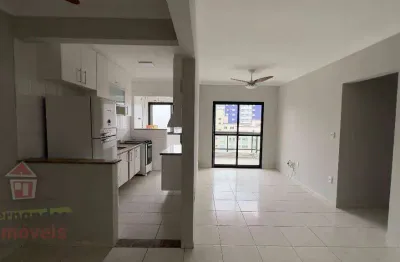 Apartamento vista livre com 2 dormitórios sendo 1 suíte  para alugar definitivo pacote  75 m² por r$ 3.200 mês  boqueirão  praia grande sp.