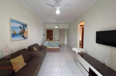 Apartamento mobiliado 130 metros da praia 99,81 m² por r$3.500 guilhermina praia grande
