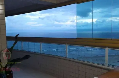 Apartamento com 3 suítes 100 metros da praia  à venda, 114 m² por r$ 1.000.000 ocian praia grande sp