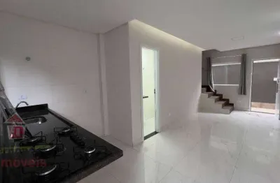 Sobrado novo em condomínio no lado praia por r$340.000 aviação praia grande.
