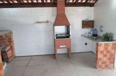Sobrado triplex 4 quartos para alugar definitivo pacote 292,38 m² por r$4.200 mirim praia grande sp