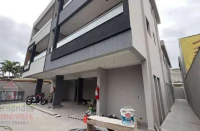 Sobrado novo em condomínio com 2 dormitórios à venda, 60 m² por r$ 360.000  tude bastos  praia grande sp