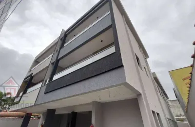 Sobrado novo fundos em condomínio fechado 2 quartos 60 m2 por r$390.000 tude bastos praia grande