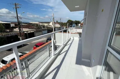 Casa de condomínio frente rua sobreposta alta com 2 quartos sendo 1 suíte  à venda, 69 m² por r$ 319.000  tupiri  praia grande sp