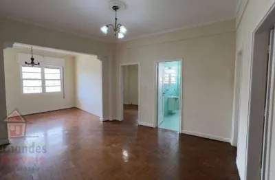 Apartamento  3 dormitórios 200 metros da praia  para alugar definitivo pacote  146 m² por r$ 4.500 mês  gonzaga  santos/sp