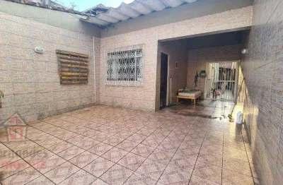 Casa térrea 2 quartos sendo 1 suíte à venda por r$650.000 lado praia  canto do forte praia grande/sp.