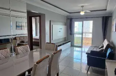 Apartamento mobiliado 2 quartos para alugar definitivo pacote  98 m² por r$4.300 guilhermina praia grande sp