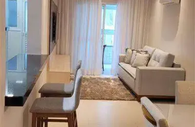 Apartamento decorado e mobiliado no canto do forte com 3 quartos sendo 2 suítes à venda, 119 m² por r$ 950.000 parcela direto praia grande sp