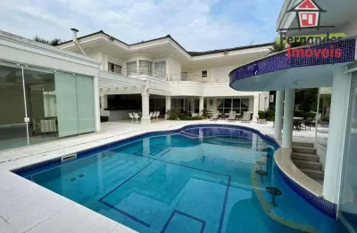 Sobrado com 7 dormitórios à venda, 700 m² por r$ 5.500.000,00 - acapulco - guarujá/sp
