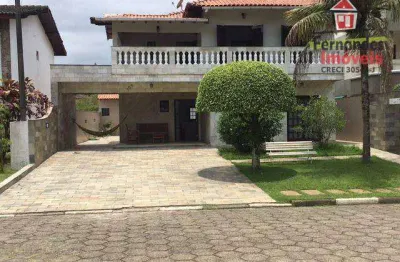 Casa isolada com piscina  8 dormitórios à venda, 392 m² por r$ 1.800.000 - maitinga - bertioga/sp
