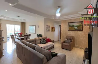 Apartamento com 3 suítes mais dependência perto do mar  à venda, 154 m² por r$ 790.000 - tupi - praia grande/sp