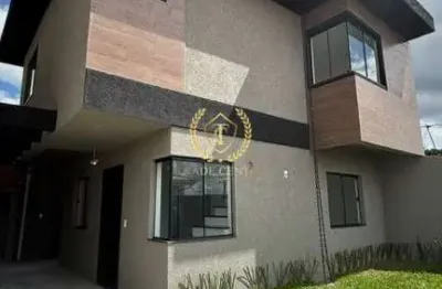 Sobrado Alto Padrão novo - 03 quartos (01 síte) - Barreirinha - Curitiba-Pr