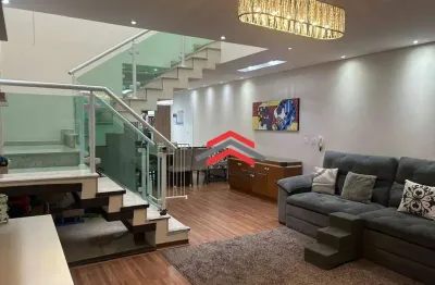 Sobrado com 3 dormitórios à venda, 164 m² por r$ 937.000,00 - parque são lucas - são paulo/sp