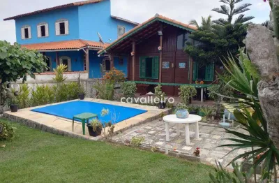Casa de praia com 3 quartos e piscina, 140 m² por r$ 560.000 - guaratiba - maricá/rj