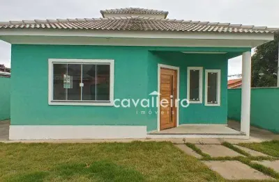 Casa com 3 quartos à venda, 110 m² por r$ 590.000 - jardim atlântico oeste (itaipuaçu) - maricá/rj