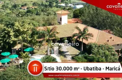 Sítio em condomínio rural , com 5 dormitórios à venda, 30000 m² por r$ 3.800.000 - ubatiba - maricá/rj