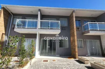 Casa em condomínio frente a praia de ponta negra,  com 2 quartos à venda, 81 m² por r$ 430.000  - maricá/rj