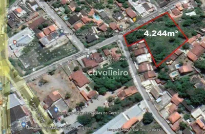 Terreno à venda, com 4244 m², à venda por r$ 2.000.000,00 - centro - maricá/rj