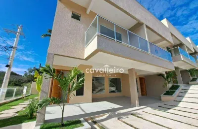 Casa com 3 dormitórios à venda, 110 m² por r$ 480.000 - manu manuela - maricá/rj