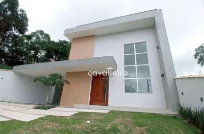 Casa duplex em condomínio fechado, com 136 m², 3 suítes, área gourmet, à venda por r$ 740.000 , inoã - maricá/rj