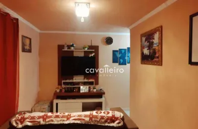 Apartamento com 1 dormitório à venda, 38 m² por r$ 185.000,00 - chácaras de inoã (inoã) - maricá/rj