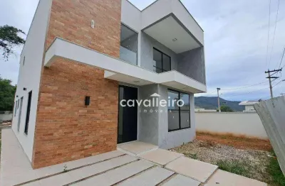 Casa com 4 dormitórios à venda, 150 m² por r$ 1.200.000,00 - ubatiba - maricá/rj