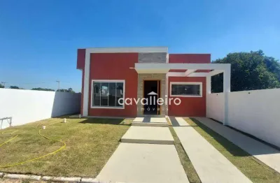 Casa com 03 quartos, sendo 01 suíte em condomínio próximo ao centro de maricá!