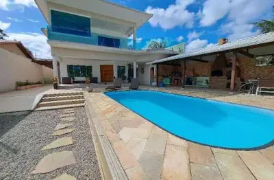 Casa com 5 suítes sendo 1 com hidromassagens para 7 pessoas  à venda, 282 m² - itapeba - maricá/rj
