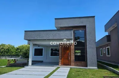 Casa com 3 dormitórios à venda, 117 m² por r$ 570.000,00 - são josé de imbassai - maricá/rj