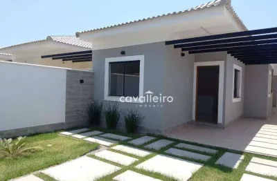 Casa com 2 dormitórios à venda, 77 m²  - jardim atlântico leste (itaipuaçu) - maricá/rj