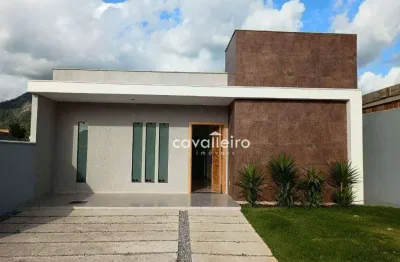Casa com 3 quartos, sendo 1 suíte, com 100 m²,  à venda por r$ 495.000,00 - ubatiba - maricá/rj