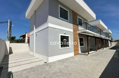 Casas duplex  com 2 dormitórios à venda - jardim atlântico leste (itaipuaçu) - maricá/rj