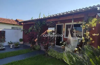 Casa condomínio ubatã, com 4 quartos, 1 suíte, edícula, à venda, 188 m² por r$ 590.000 - pindobas - maricá/rj
