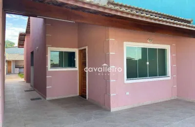 Casa com 2 quartos, 1 suíte, área gourmet, churrasqueira,  à venda, 96 m² por r$ 550.000 - jardim atlântico leste (itaipuaçu) - maricá/rj
