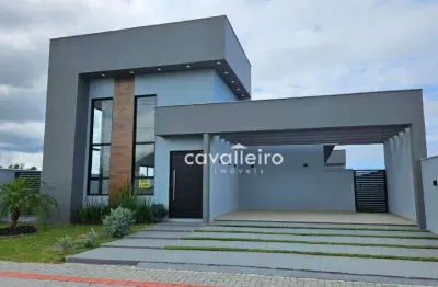 Casa linear em condomínio de alto padrão próximo a praia de itaipuaçu
