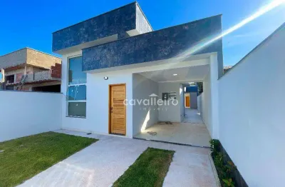 Casa com 3 dormitórios à venda, 136 m²- jardim atlântico oeste (itaipuaçu) - maricá/rj