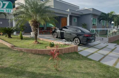 Casa com 3 dormitórios à venda, 150 m² por r$ 1.100.000,00 - cajueiros (itaipuaçu) - maricá/rj