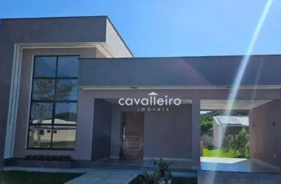 Casa condomínio vivere, com 3 dormitórios à venda, 122 m² por r$ 650.000 - são josé de imbassai - maricá/rj