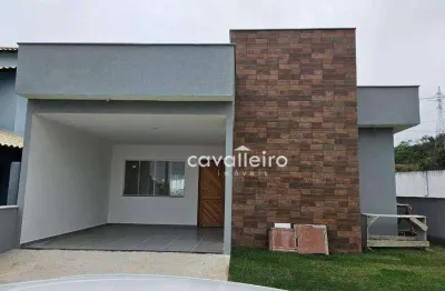 Casa com 3 dormitórios à venda, 106 m² por r$ 490.000,00 - caxito - maricá/rj