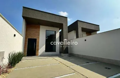 Casa com 3 dormitórios à venda, 117 m² por r$ 695.000,00 - recanto de itaipuaçu (itaipuaçu) - maricá/rj