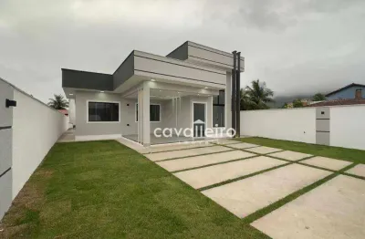 Casa com 3 dormitórios à venda, 113 m² - jardim atlântico central (itaipuaçu) - maricá/rj