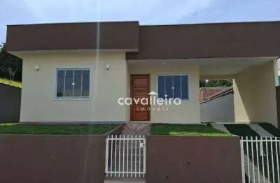 Casa condomínio monte belo, com 3 dormitórios à venda, 97 m² por r$ 520.000 - itapeba - maricá/rj