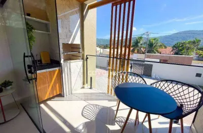 Apartamento todo mobiliado com 2 quartos e uma suíte à venda - barroco (itaipuaçu)