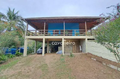 Propriedade com 5.667m² de área, casa principal com 3 quartos.  por r$890.000 - retiro - maricá/rj