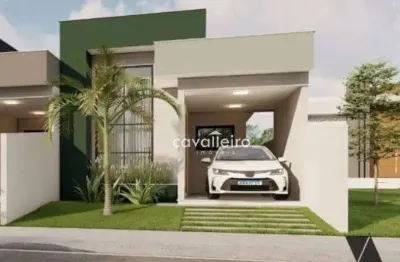 Casa com 2 quartos sendo 1 suíte, com 80 m²,   à venda por r$ 450.000 - guaratiba - maricá/rj