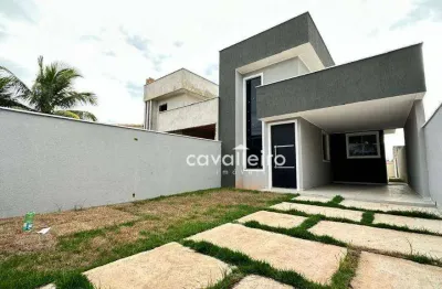 Casa com 3 dormitórios à venda, 98 m² - jardim atlântico leste (itaipuaçu) - maricá/rj