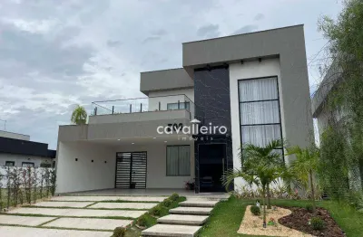 Casa mobiliada com piscina, sauna, área gourmet, hidro & 4 quartos no alphaville maricá 1!