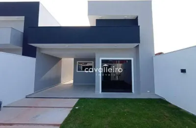 Casa com 3 dormitórios à venda, 138 m² - jardim atlântico oeste (itaipuaçu) - maricá/rj