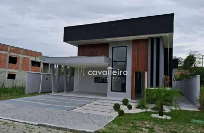 Casa no condomínio ubá, 4 quartos , sendo 2 suítes, piscina e área gourmet, à venda por r$920.000,00 - maricá - rj